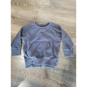 Little‎ Bipsy Baby Boy Pocket Crewneck Sweatshirt Gray Blue Size 12-18 months #1